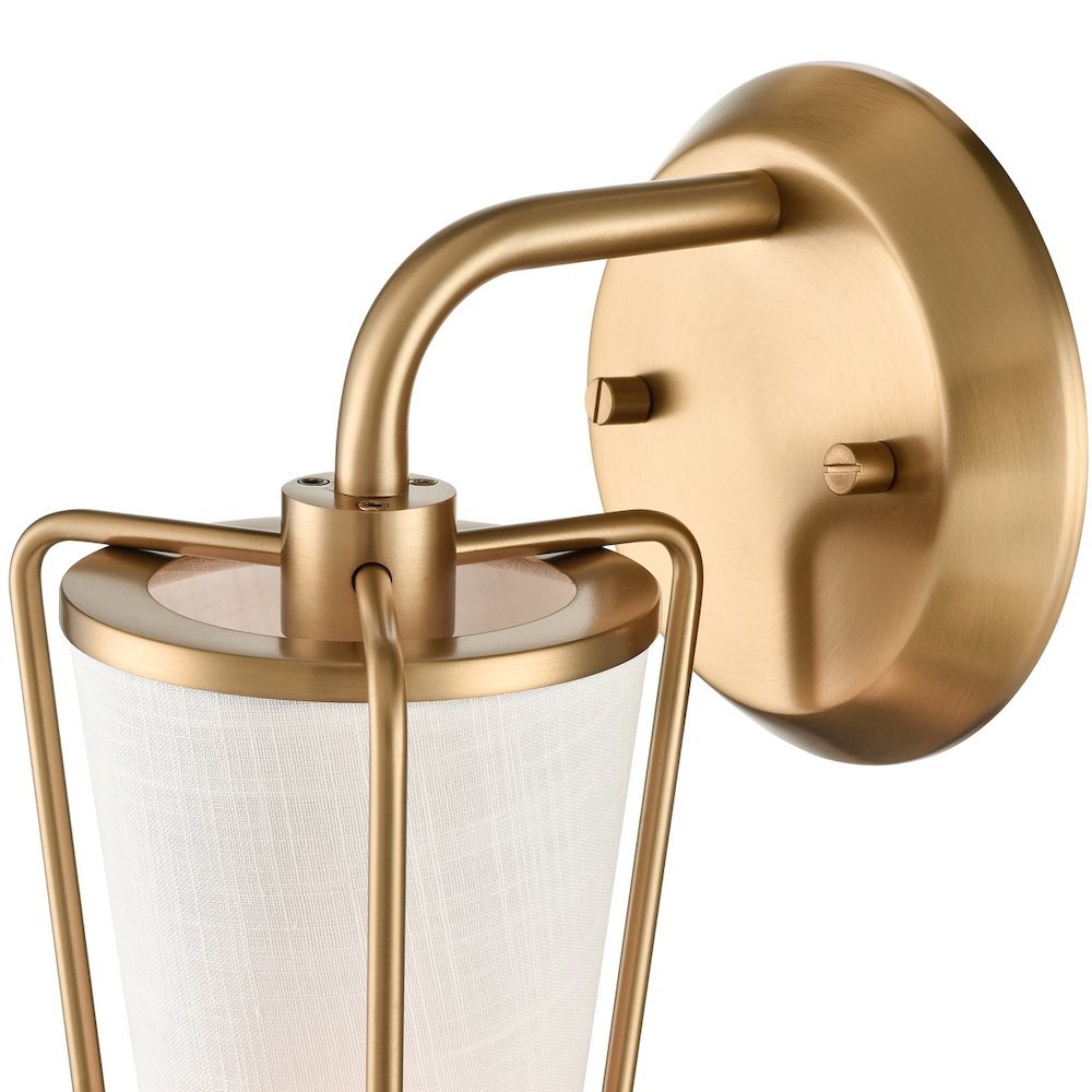 Layla Wall Sconce Brushed Brass. Picture 4