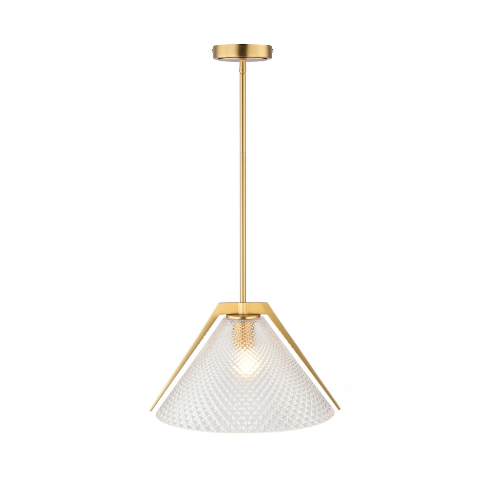 Baltic Collection 1Light Pendant Brass. Picture 2