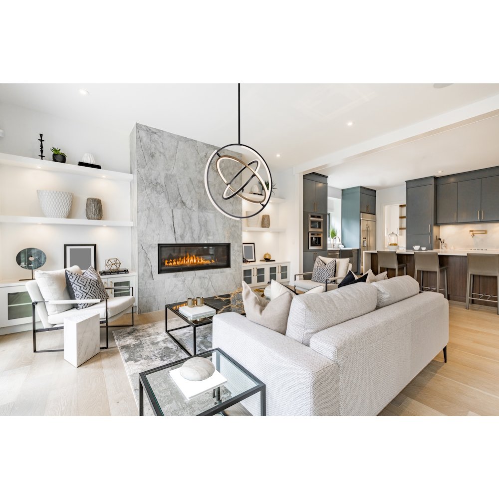 Trilogy Collection Integrated LED 24 in. Pendant, Polished Nickel. Picture 5