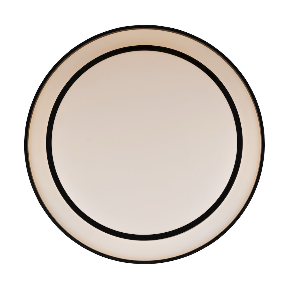 Aziza Collection 1Light 19" Flush Mount Black. Picture 5