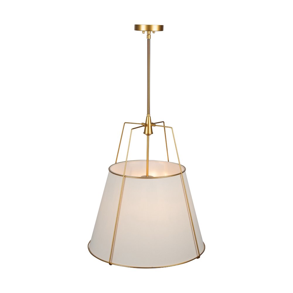Pullman Collection 4Light Pendant Brass. Picture 5