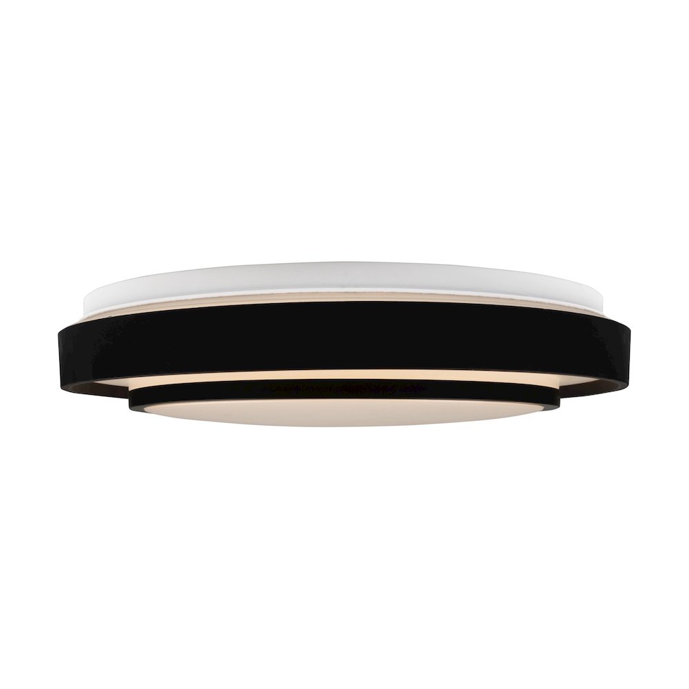 Aziza Collection 1Light 15" Flush Mount Black. Picture 2