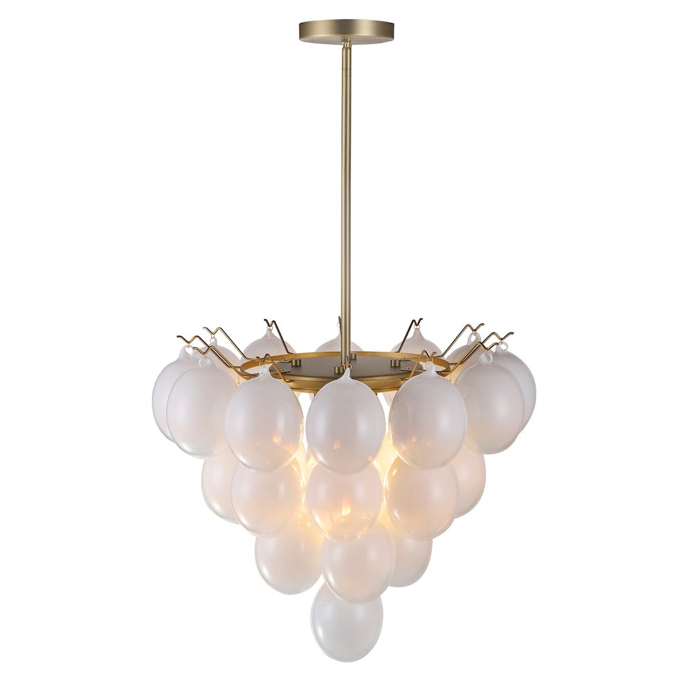 Globo Collection 9Light Chandelier Brass. Picture 3