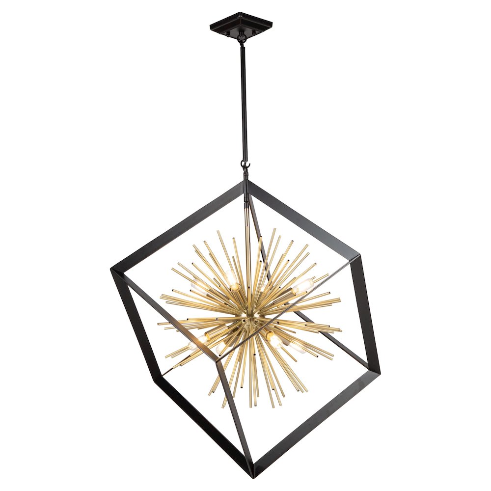 Sunburst  8Light Chandelier. Picture 3