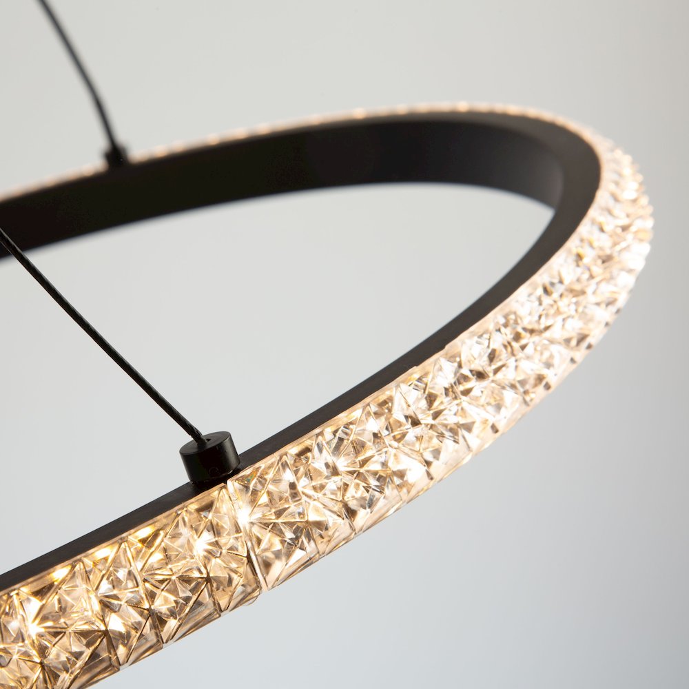 Nova 24W LED Pendant Black. Picture 6