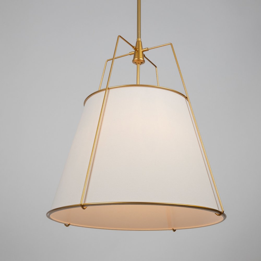 Pullman Collection 4Light Pendant Brass. Picture 8
