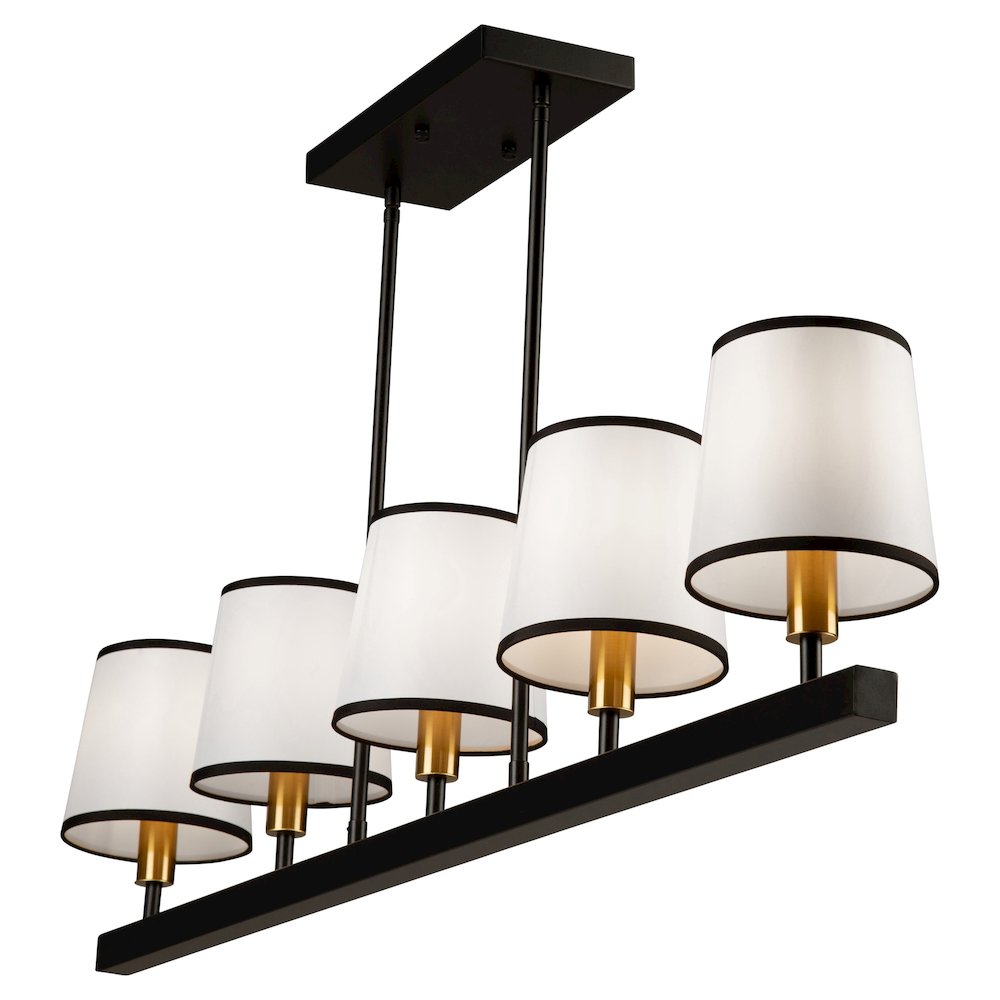 Coco 5 Light Island Black and Gold. Picture 5