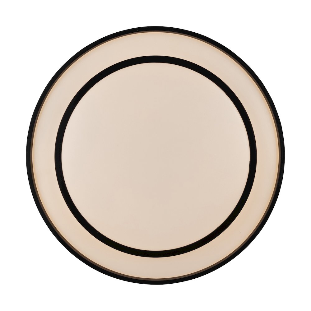Aziza Collection 1Light 15" Flush Mount Black. Picture 5