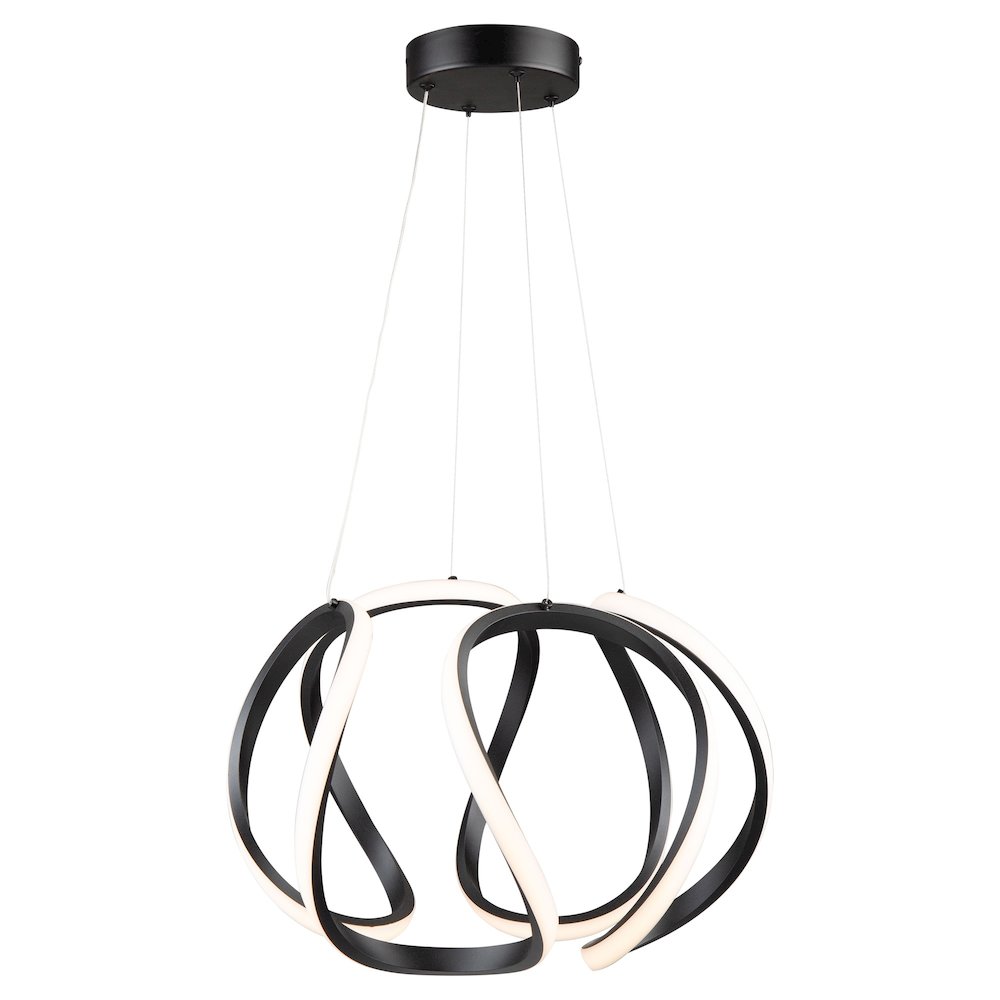 Mira 30W LED Pendant Black. Picture 1