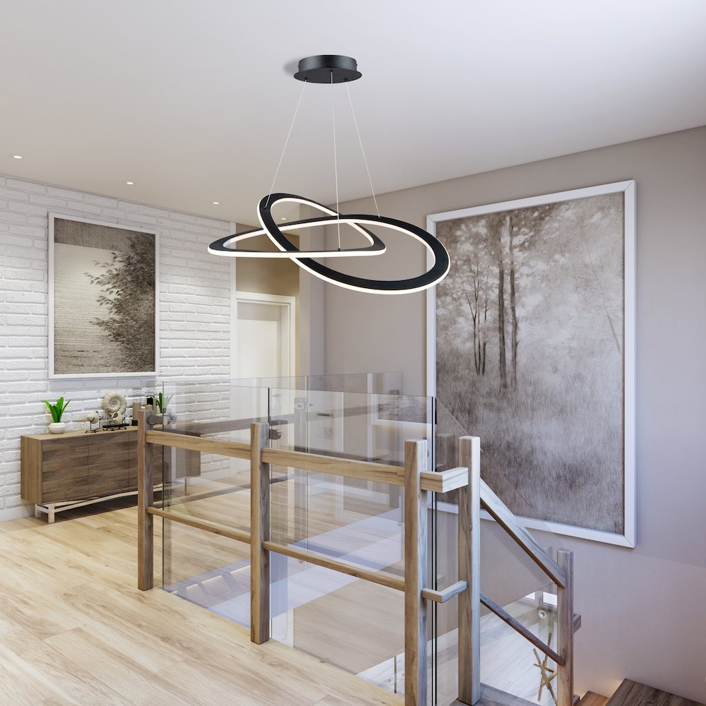 Wave Large 45W LED Chandelier. Picture 3