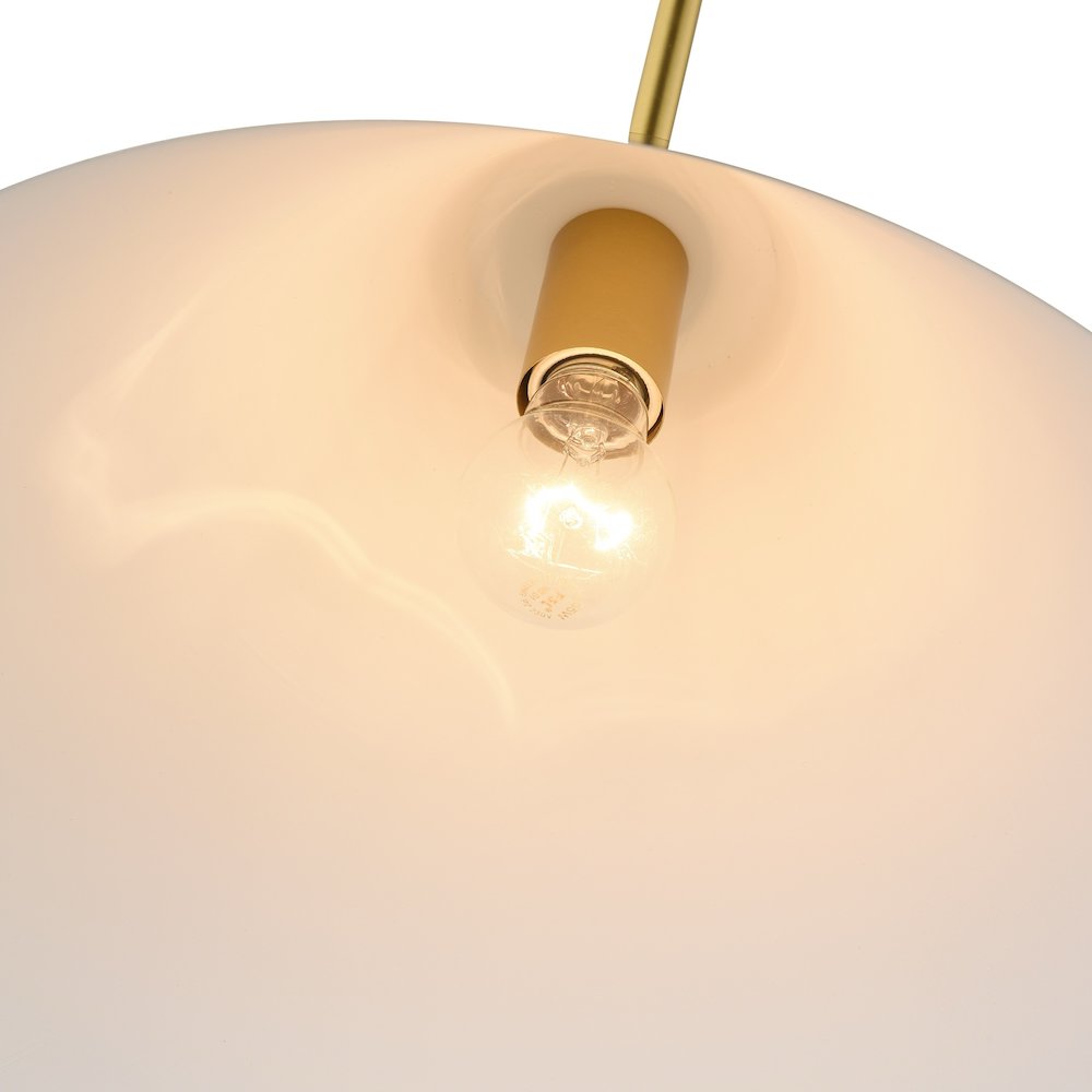 Baltic Collection 1Light Pendant Brass and black. Picture 3