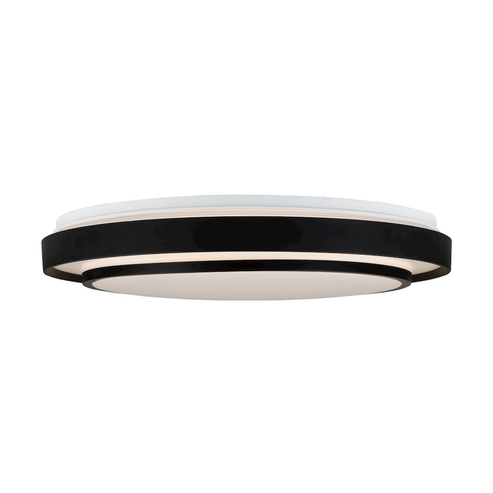 Aziza Collection 1Light 19" Flush Mount Black. Picture 2
