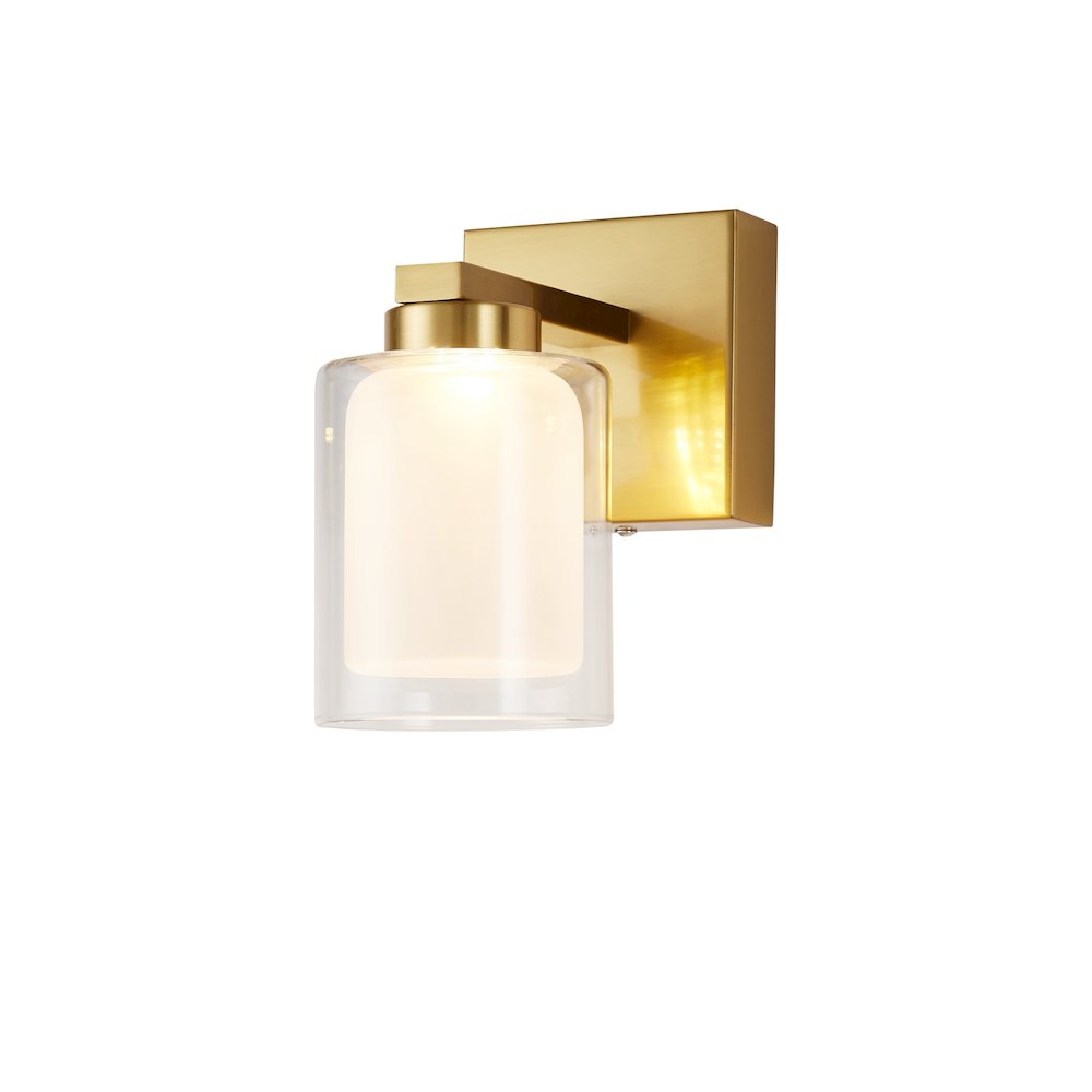Saville Collection 1Light Bathroom Brass. Picture 4