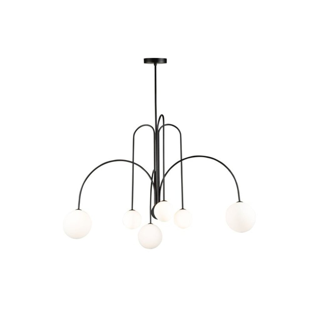 Comet 6 Light Chandelier. Picture 1