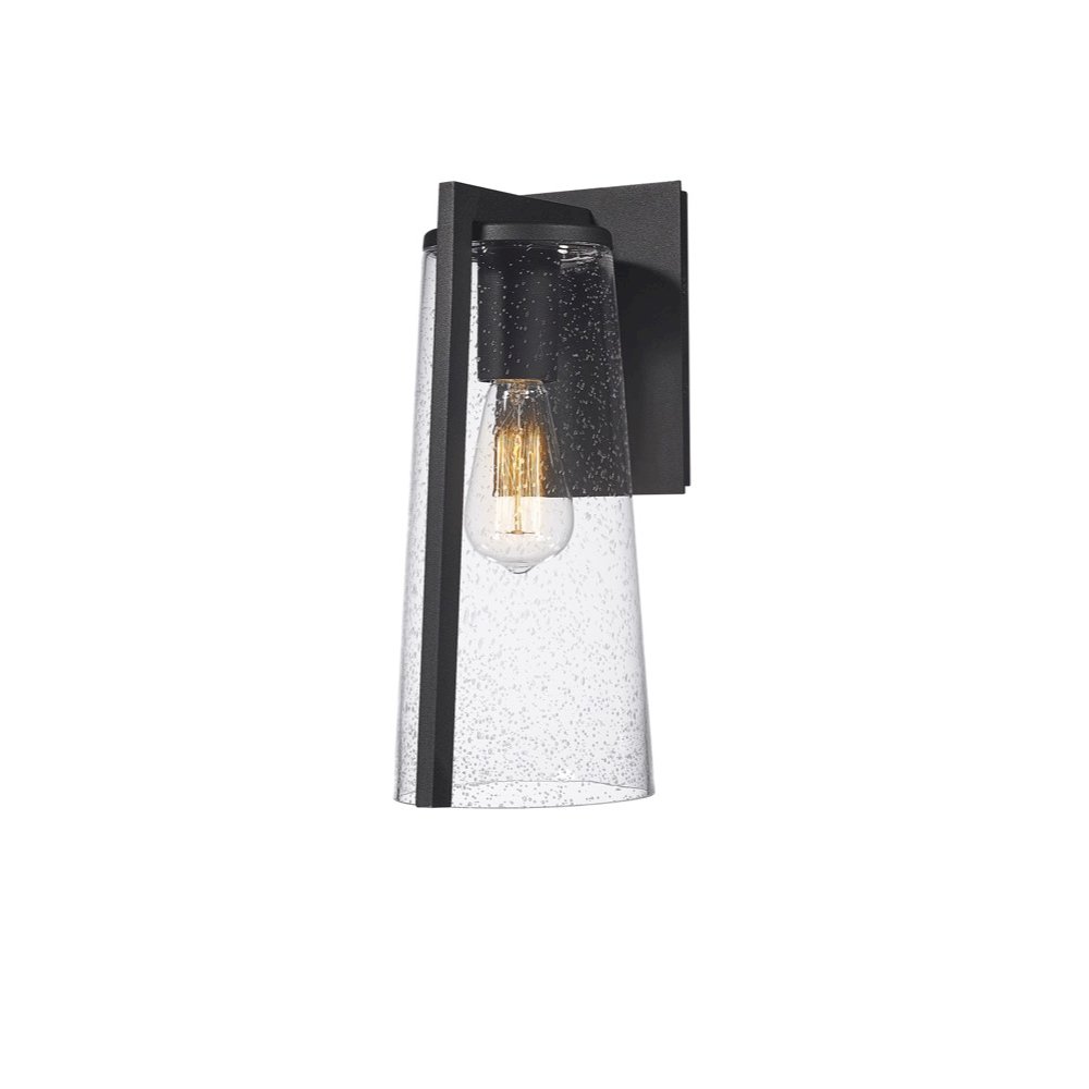 Portofino Collection Outdoor Wall Sconce, Black. Picture 2