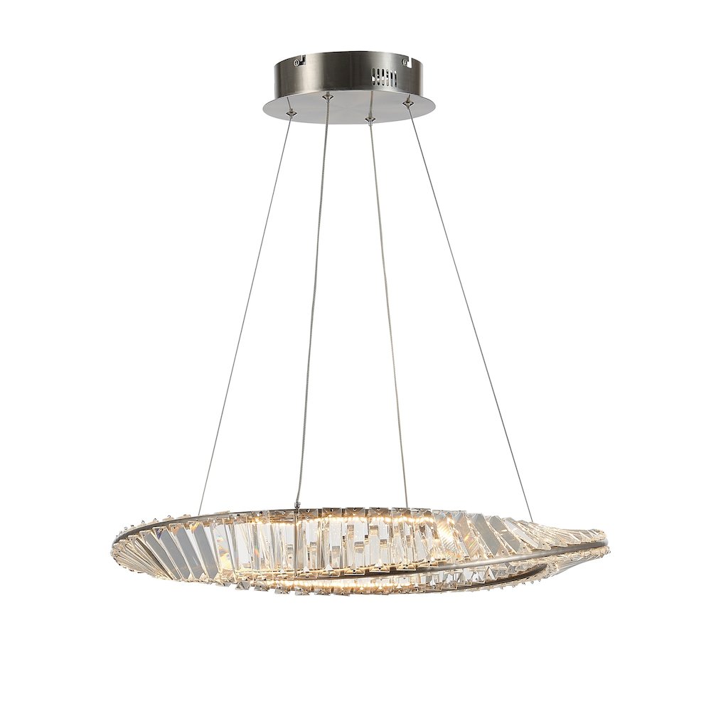 Stella 25W LED Pendant Satin Nickel. Picture 2
