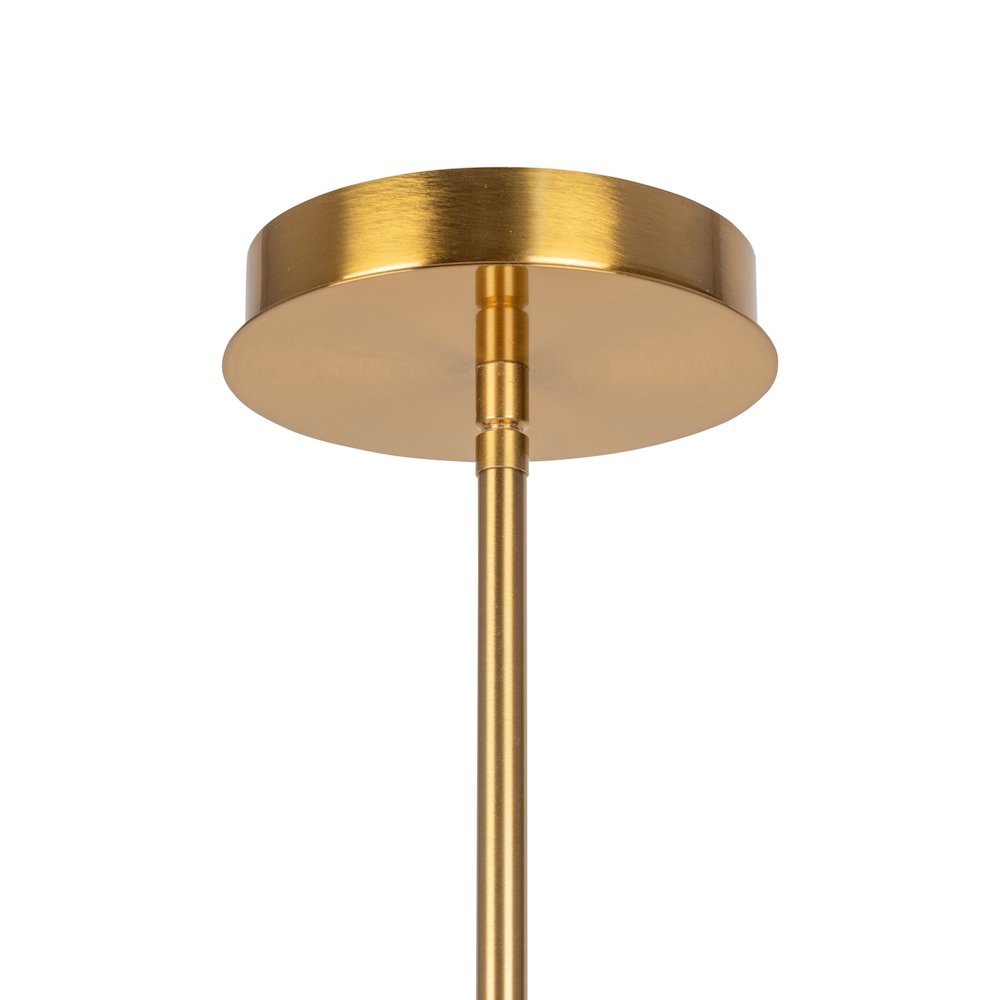 Aurelia Collection 6Light 31" Chandelier Brass. Picture 5