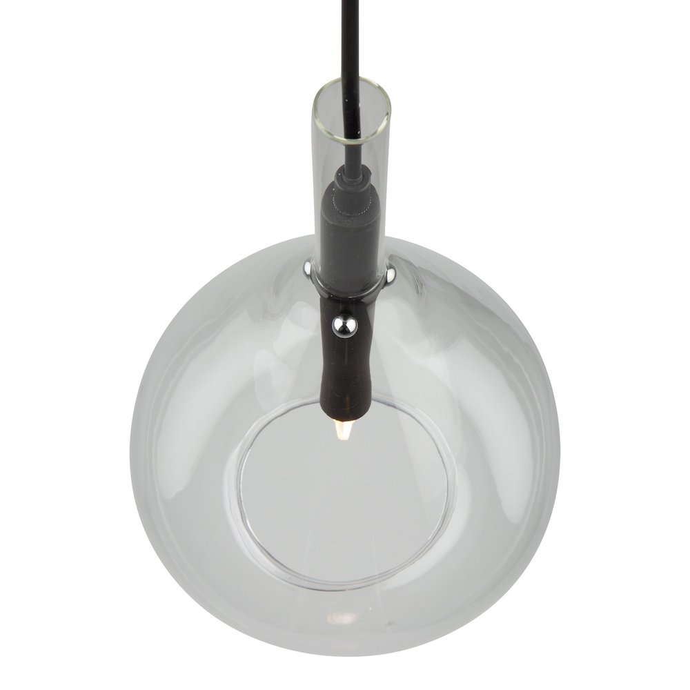 Conic 1 Light Pendant Black. Picture 6