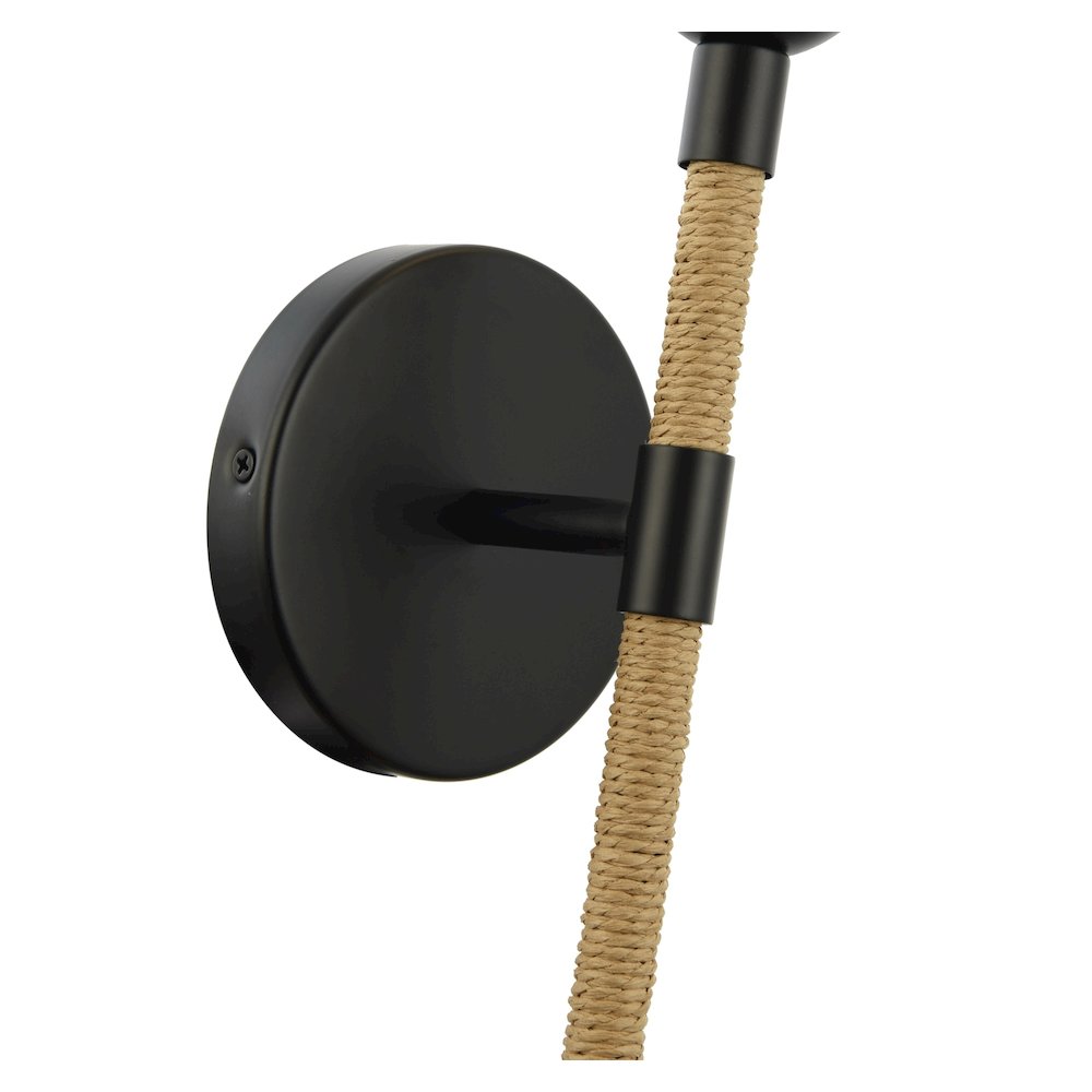 Capilano Collection 1Light Sconce Black. Picture 3