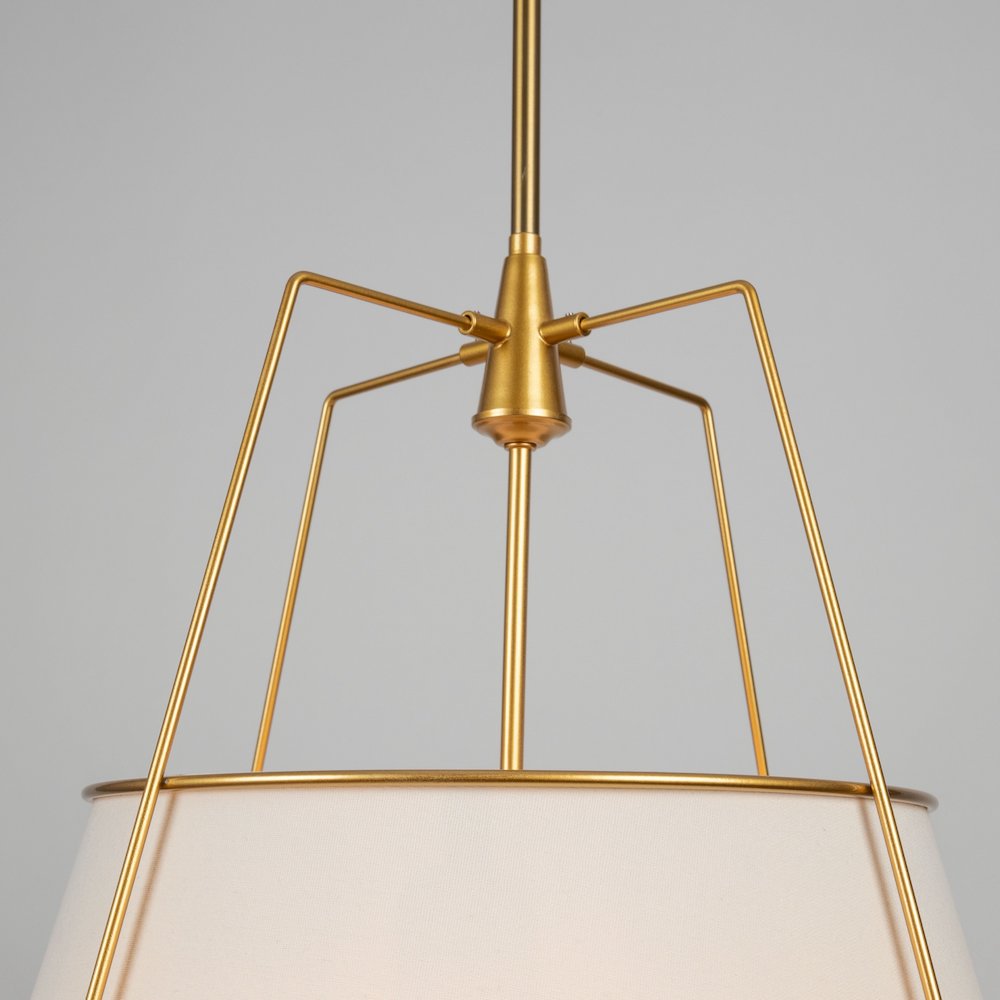 Pullman Collection 4Light Pendant Brass. Picture 7