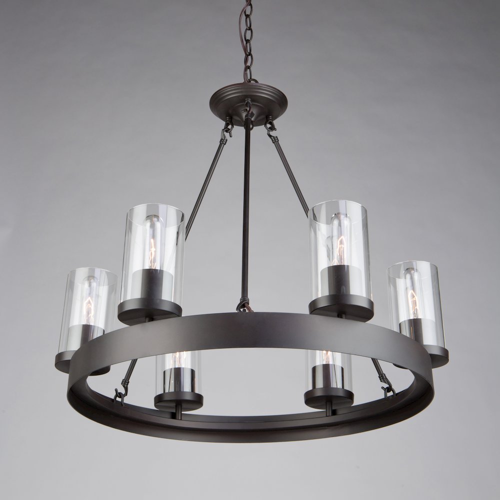 Menlo Park 6Light Chandelier. Picture 4