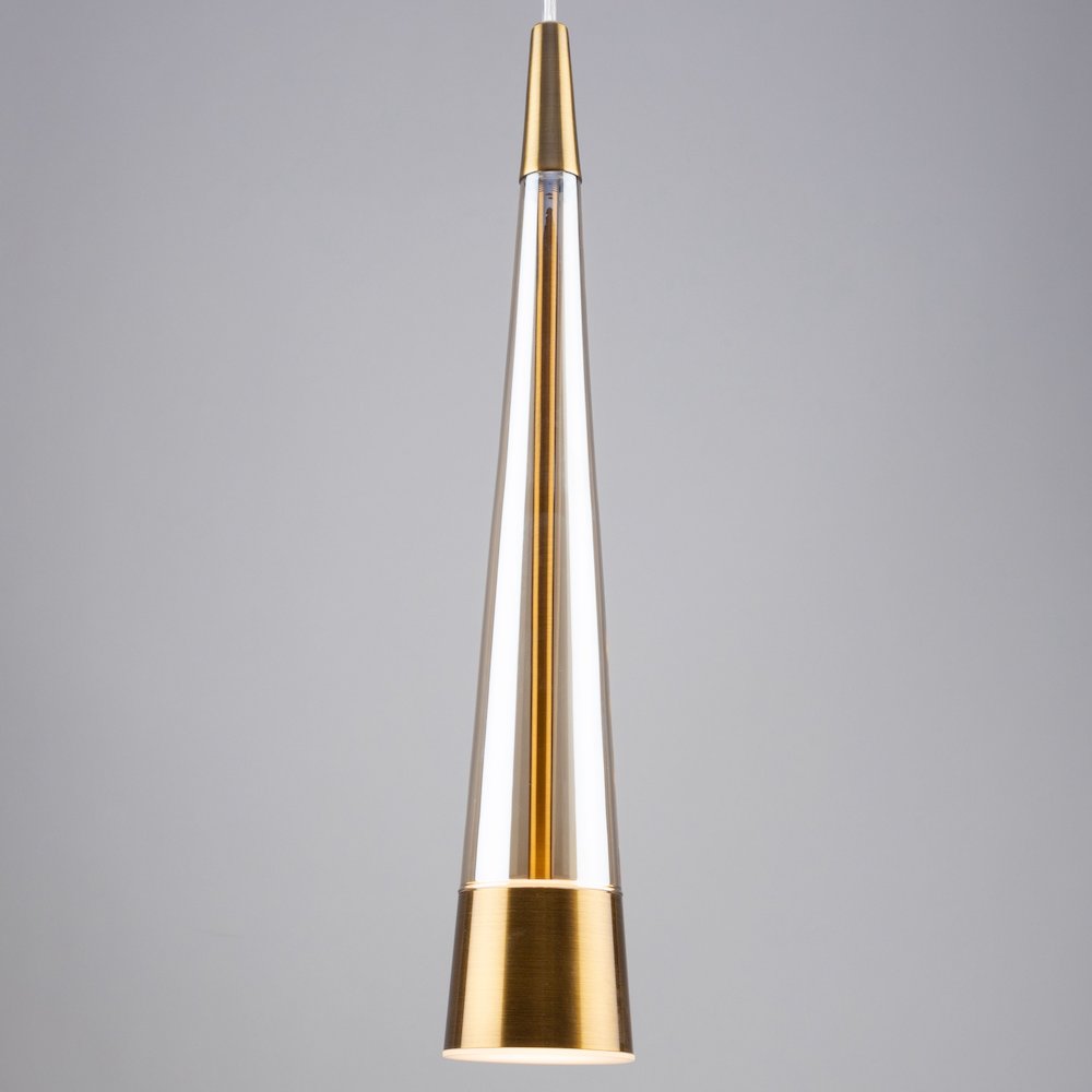 Sunnyvale Collection 1Light Pendant Brass. Picture 5