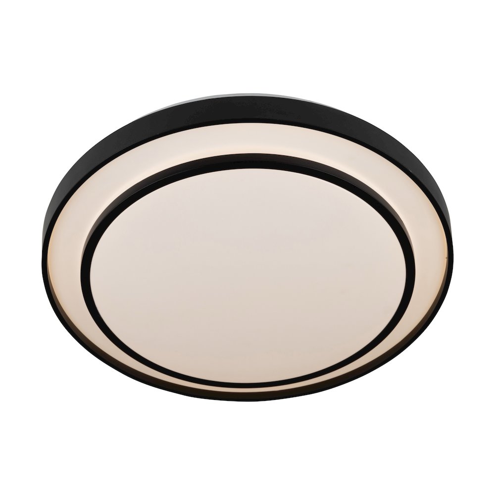 Aziza Collection 1Light 19" Flush Mount Black. Picture 4