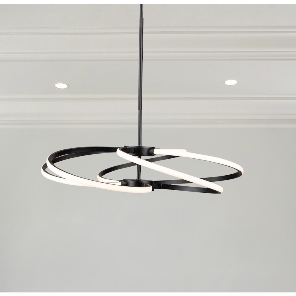 Equinox 30W LED Pendant Black. Picture 7