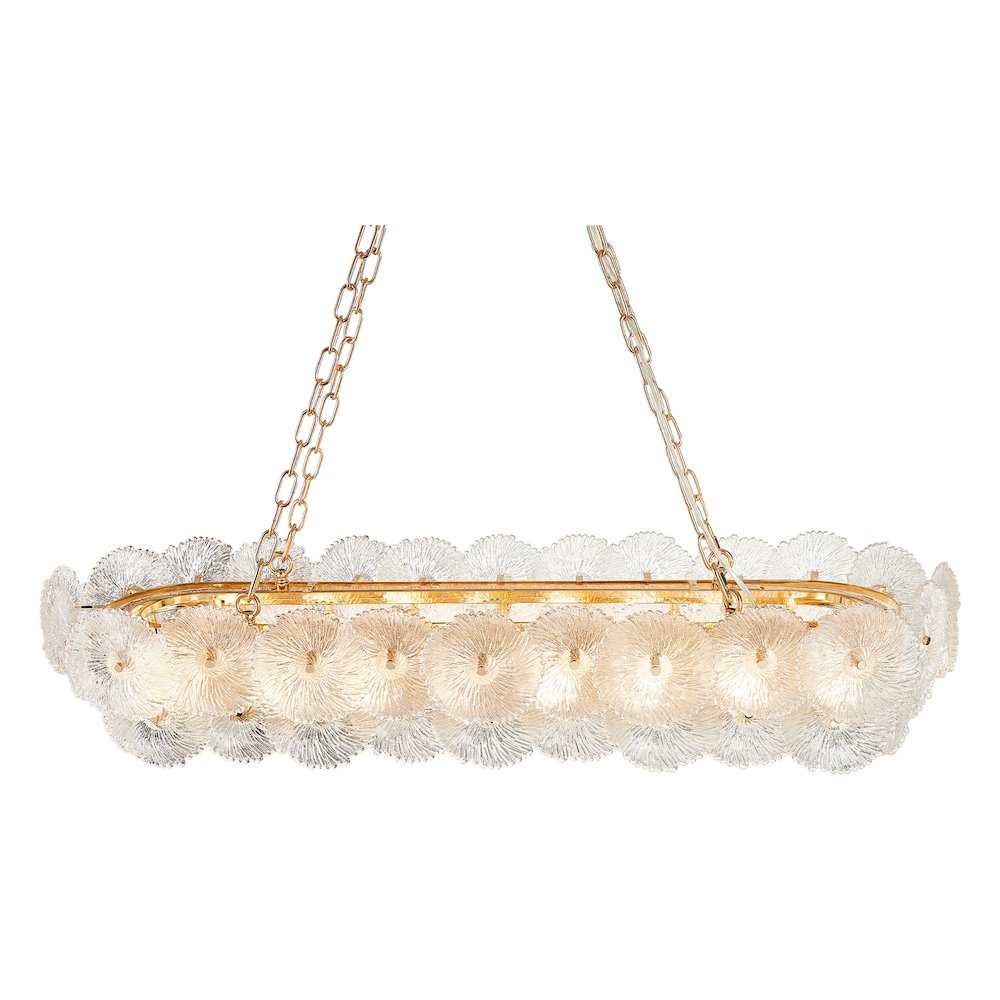 Bloom Collection 18Light 47.25" Chandelier Brass. Picture 2