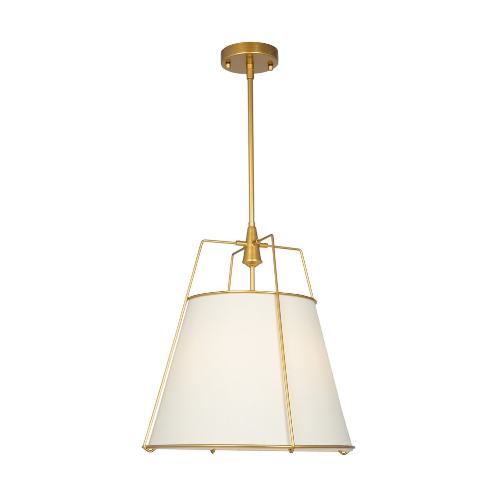 Pullman Collection 3Light Pendant Brass. Picture 2