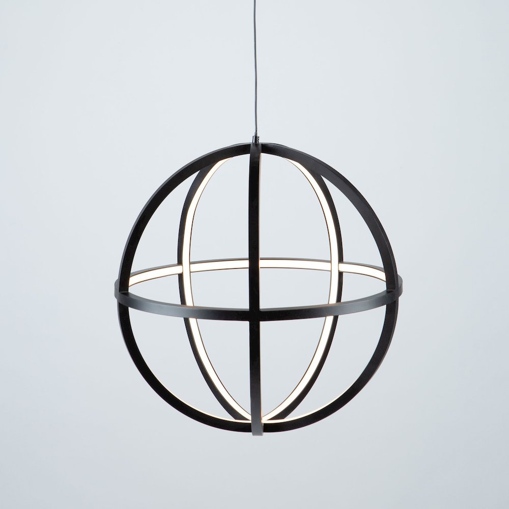 Celestial Small 35W LED Orb Chandelier. Picture 3