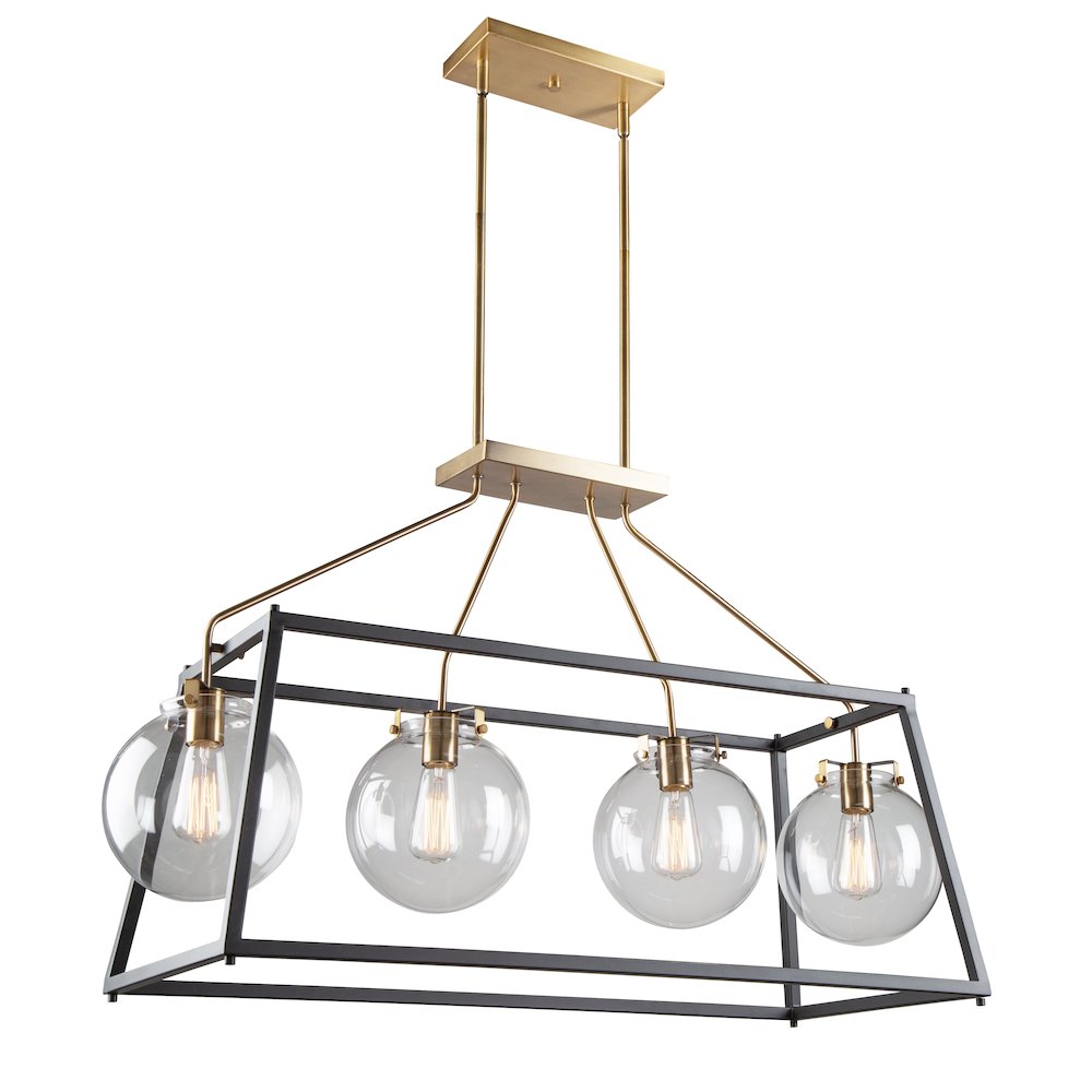 Bridegtown 4 Light Cage Pendant. Picture 1