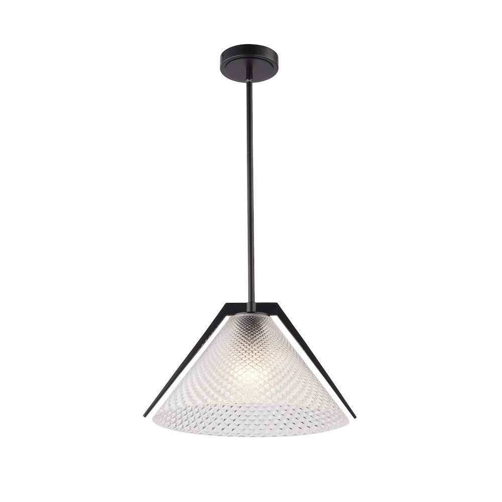 Baltic Collection 1Light Pendant Black. Picture 5
