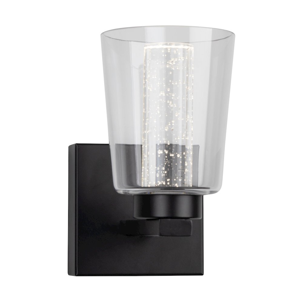 Dalton Collection 1Light Bathroom Black. Picture 1