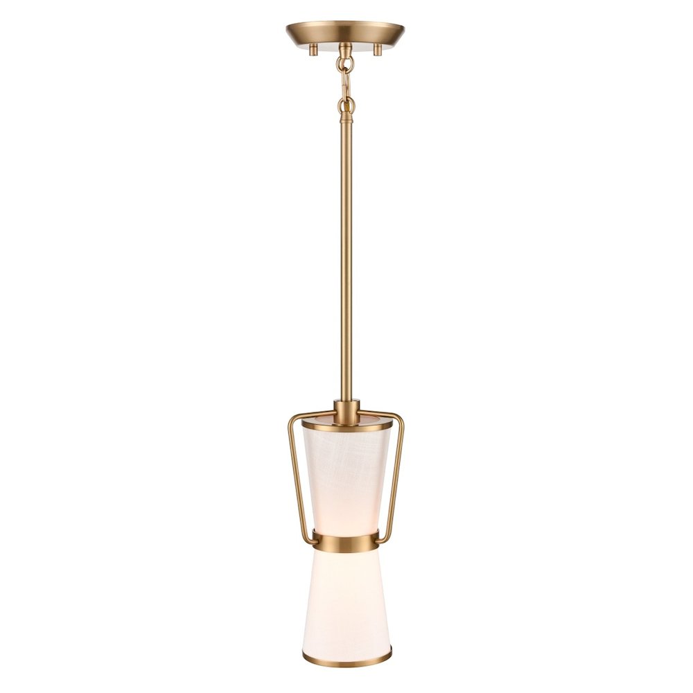 Layla Single Pendant Brushed Brass. Picture 3