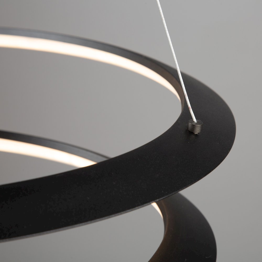 Ara 30W LED Pendant Black. Picture 5