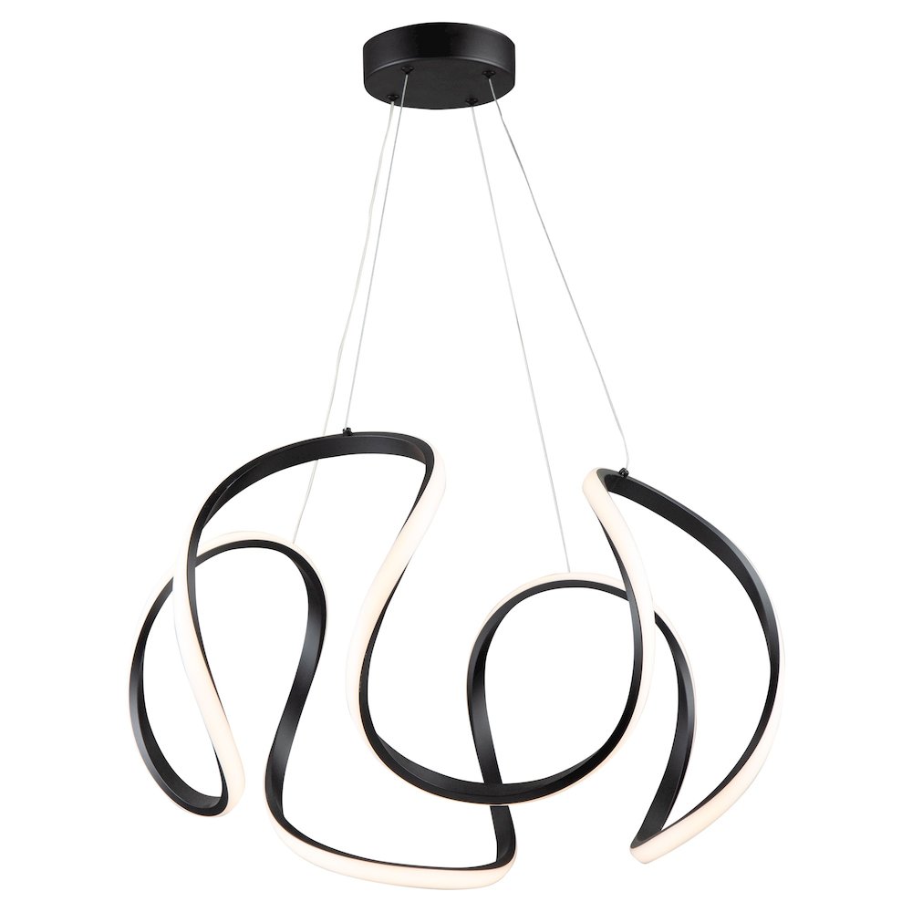 Mira 40W LED Pendant Black. Picture 2
