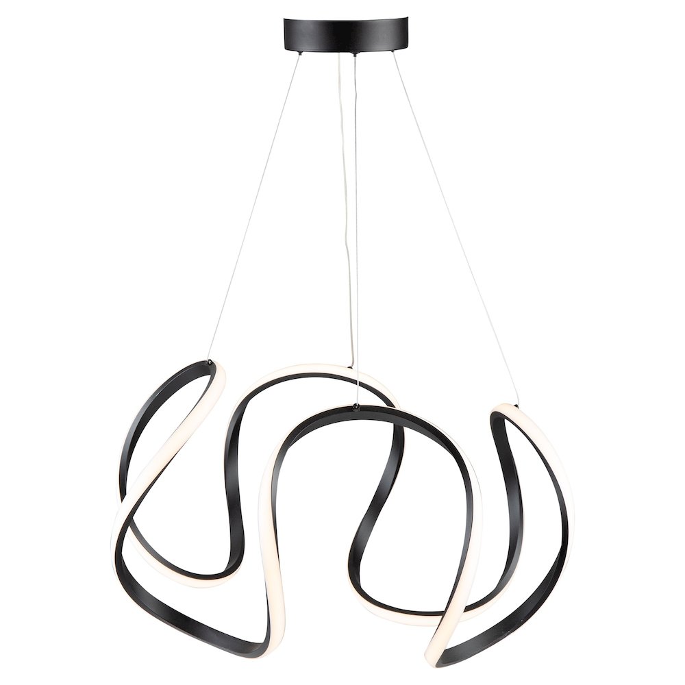 Mira 40W LED Pendant Black. Picture 4