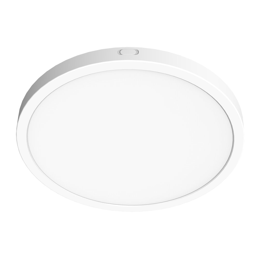 LED Flushmounts Collection 1Light Flush Mount, White. Picture 4