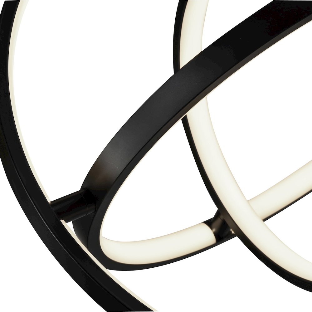 Sienna 30W LED Orb Pendant Black. Picture 5