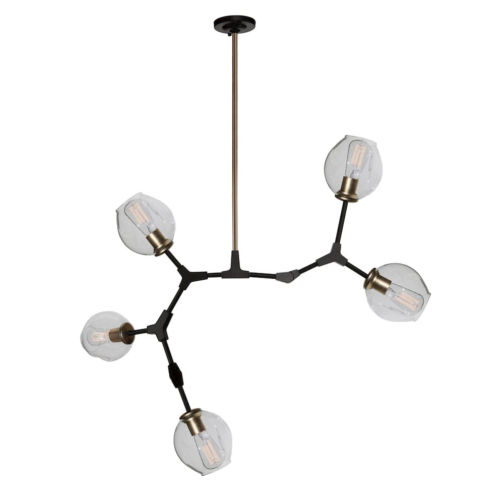 Organic 5Light Chandelier. Picture 1