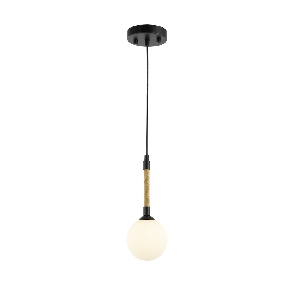 Capilano Collection 1Light Pendant Black. Picture 1