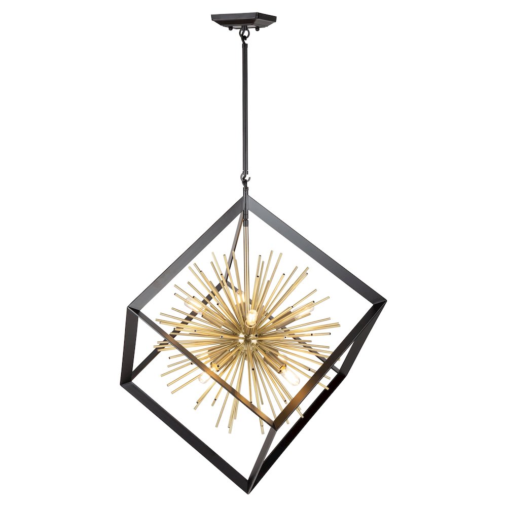 Sunburst  8Light Chandelier. Picture 5
