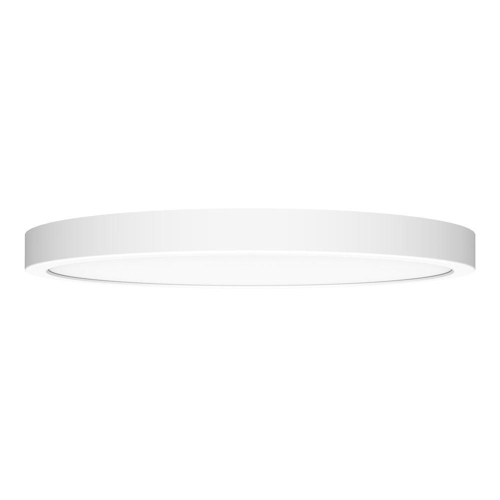 LED Flushmounts Collection 1Light Flush Mount, White. Picture 2