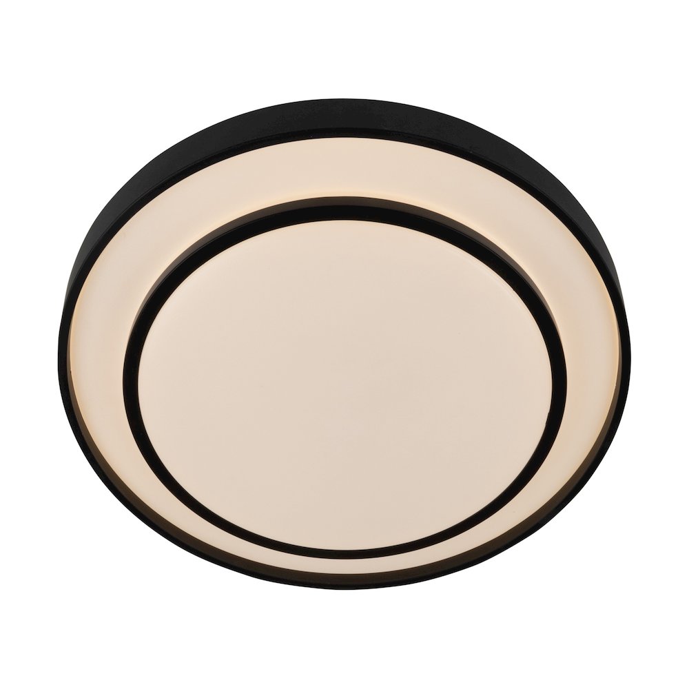 Aziza Collection 1Light 15" Flush Mount Black. Picture 4