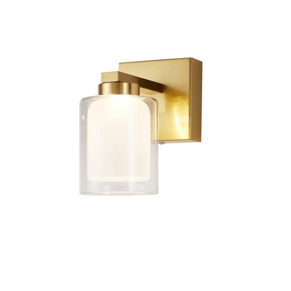 Saville Collection 1Light Bathroom Brass. Picture 3