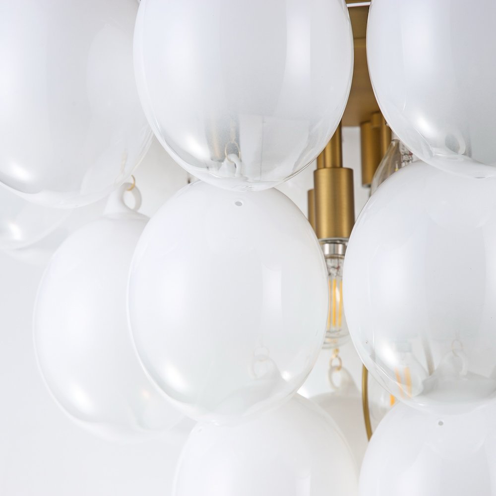 Globo Collection 9Light Chandelier Brass. Picture 4