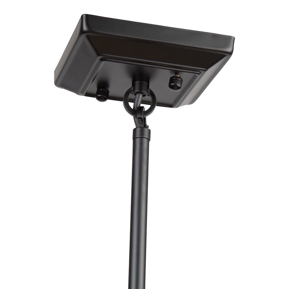 Sunburst 12 Light Chandelier (Matte Black & Chrome). Picture 5