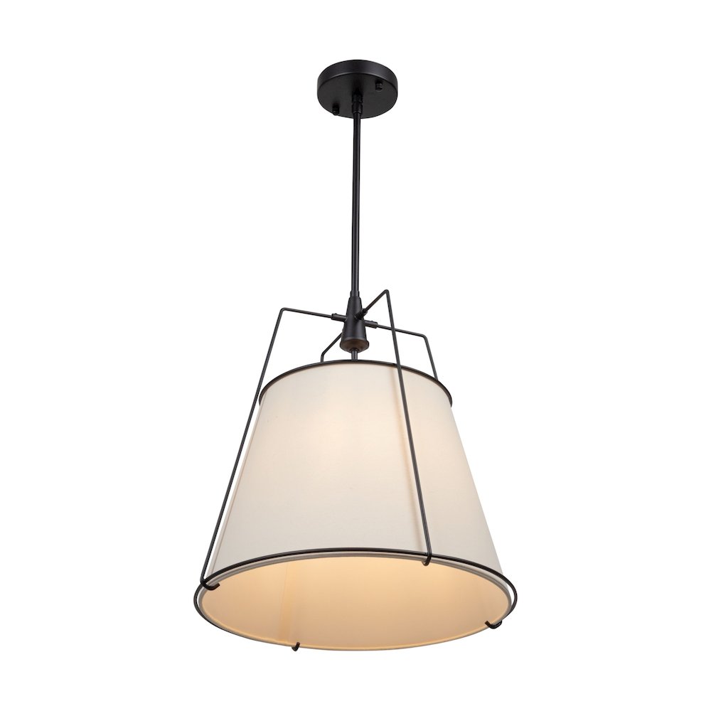 Pullman Collection 3Light Pendant Black. Picture 3