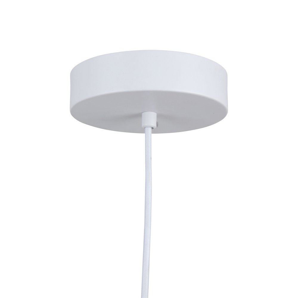 Lexi Collection 1Light 12" Pendant White. Picture 5